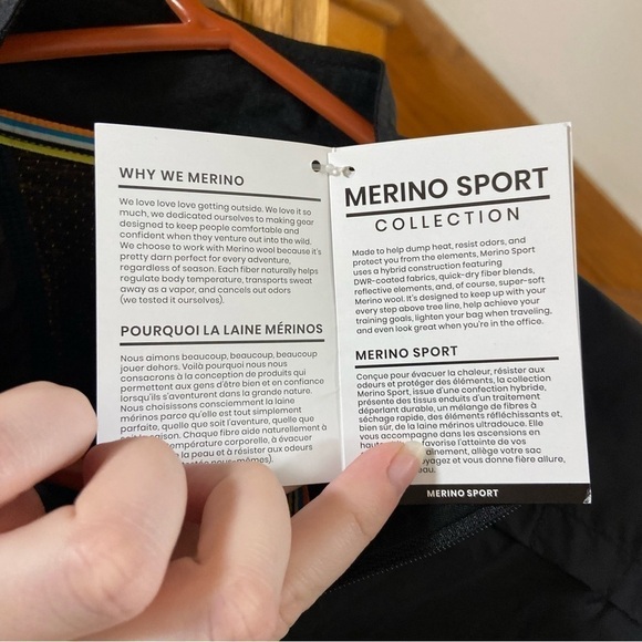 Smartwool Merino Sport Ultra Light Jacket Size Small Men’s NWT - Picture 3 of 6